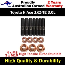 High Tensile Turbo Charger Stud Kit For Toyota HiAce 1KZ-TE 3.0L