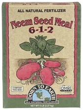 Down to Earth Neem Seed Meal 6-1-2 / 5 LB box