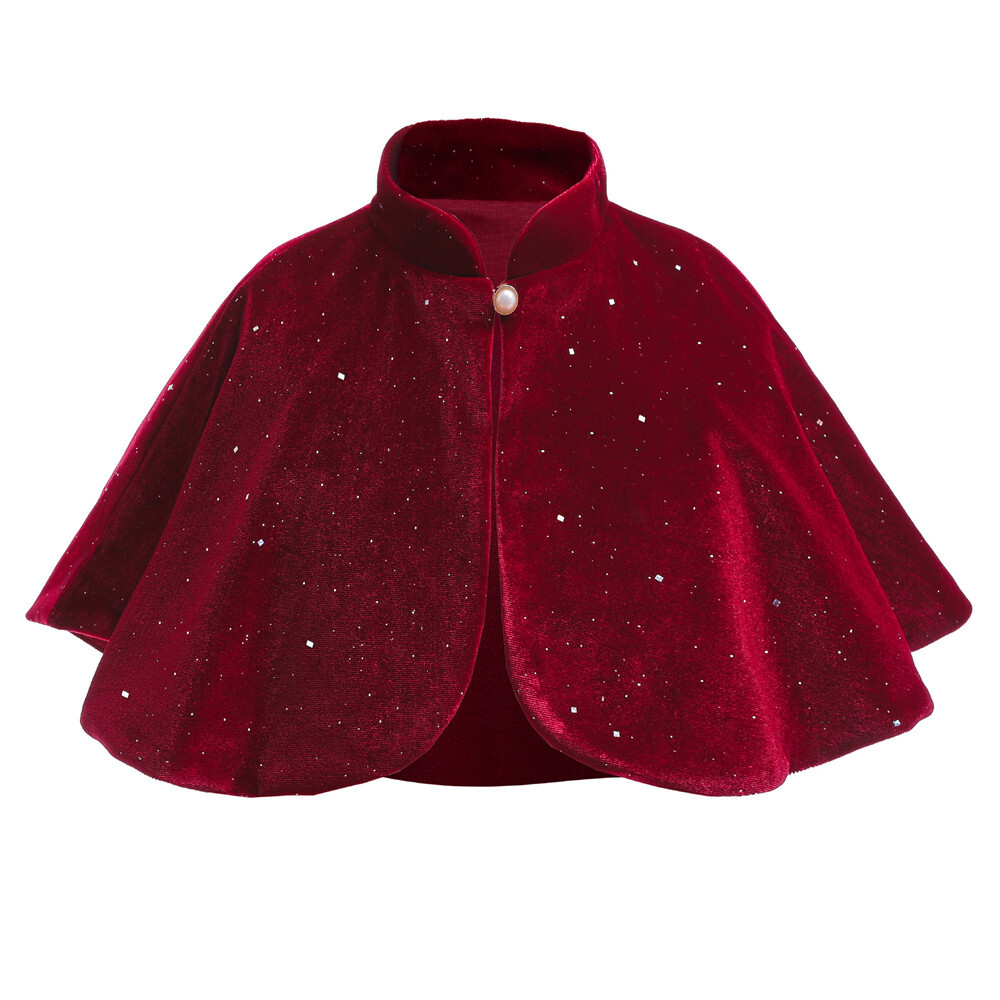 Kids Girls Shrug Sequin Cardigan Bolero Princess Jacket Wedding