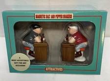 Beer Buddies Salt & Pepper Shakers Magnetic Pacific Giftware Bar Stool Bum Crack
