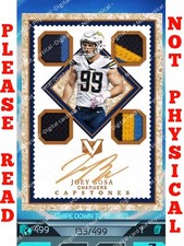 Panini Blitz App DIGITAL Joey Bosa Chargers Capstones Patch Vertex Lim 135/499