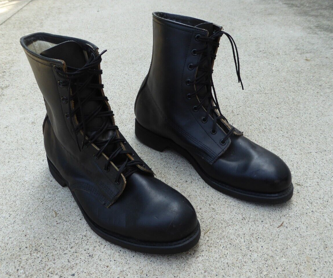 Vintage BILTRITE Black Military Boots 