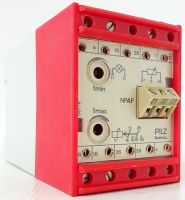 PILZ NPAF Zeitrelais Time Relay 1-100sec. 220V~ 3,5VA NPAF/100/220V~/2Uz 807664