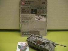  Axis  Allies Miniatures BASE SET SS-Panther Ausf. G with card 38/48 