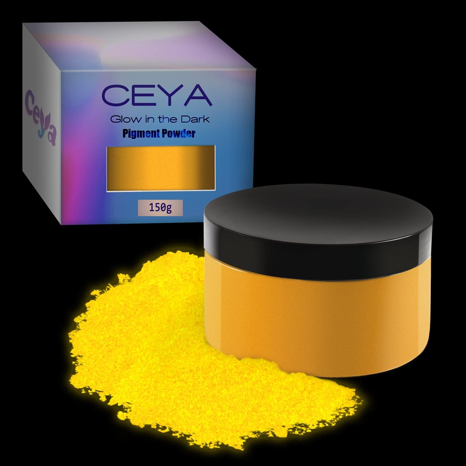 Poudre De Mica Ceya Diamant Blanc Nacré 150g - Pigment Résine, Savon, Bougies & Art