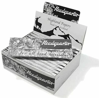 Highland Headquarter Premium Rolling Kingsize Papers Head quarter 6/12/24 Bookl