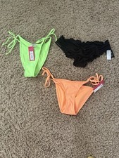 3 Bikini Bottom Bundle Size XS-NWT Xhilaration cheeky  Sun Dazed