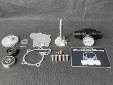 MacDaddy Racing Banshee Billet Water Pump And Billet Temp Gauge