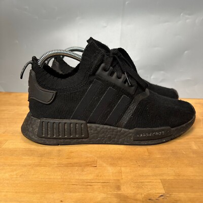 Adidas NMD R1 Japan Triple Black Athletic Shoes BZ0220 Rare 2017