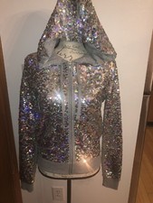 Victoria's Secret Pink Fashion Show Exclusive 2013 Bling Sequin Hoodie Small NWT