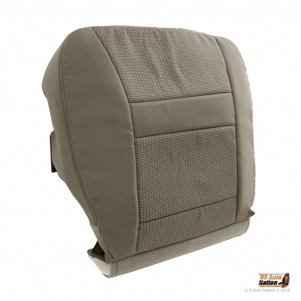 OEM Style Cloth Seat Cover Bottom For Dodge Ram 1500/2500/3500 2006-2008 - Tan/Khaki, Driver Side, Left Front 4 thumbnail image
