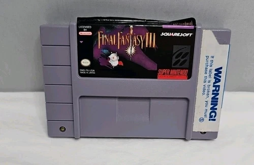 Final Fantasy 3 III (Super Nintendo SNES, 1994) 