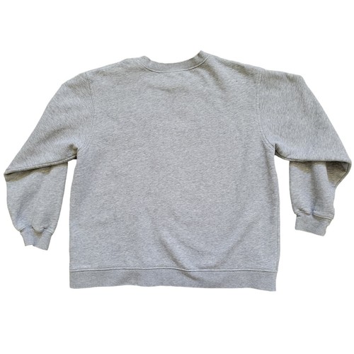 Vintage Adidas Crewneck Sweatshirt Gray Embroidered Logo Boys Large 14/16 - Picture 4 of 5
