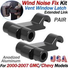Wind Noise Fix For 2000-2007 GMC / Chevy Silverado Vent Window Latch Link, Links