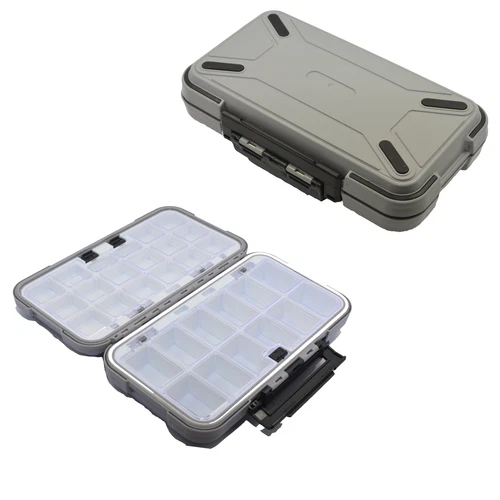 1x Fishing Lure Bait Tackle 2 Layer Storage Box Case Waterproof Compartments NEW - Picture 121 of 150