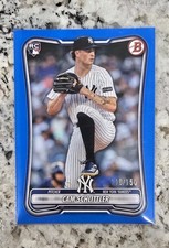 2026 Topps Bowman Cam Schlittler RC #53 New York Yankees Blue Border /150