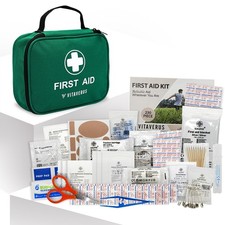 230 PIECE FIRST AID KIT BAG MEDICAL EMERGENCY KIT. TRAVEL HOME CAR WORKPLACE