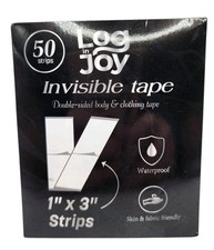 50-Strips Double-Sided Tape Fashion Invisible Clear Fabric or Skin Tape 1" 3"