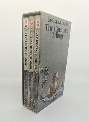 The Earthsea Trilogy by Ursula K Le Guin  Bantam Edition 1975, 4th & 5th Print