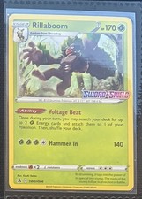 Rillaboom Prerelease SWSH006 Spada e Scudo Promo Pokemon Carta Inglese NM