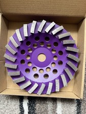 Floor Grinding Wheels, Spiral Turbo Diamond Cup Wheel. 180mm 24 seg 10mm