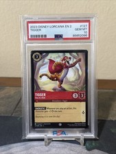 DISNEY LORCANA EN 2-RISE OF THE FLOODBORN 127 - TIGGER PSA 10