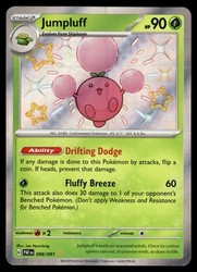 Jumpluff 098/091 Paldean Fates Shiny Rare Holo