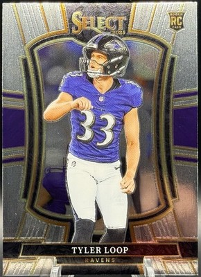 2025 Panini Select Tyler Loop #161 Premier Rookie Ravens