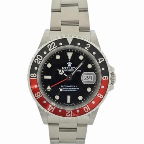 Rolex GMT-Master II 16710 Black Bezel Dial Cal.3185 Steel Auto...