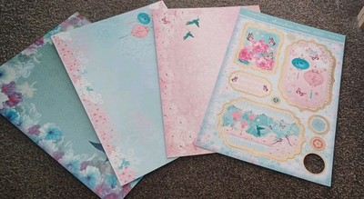 Hunkydory entzückend bezaubernd östliches Versprechen Schmetterling Tanz Kartenherstellung Kit