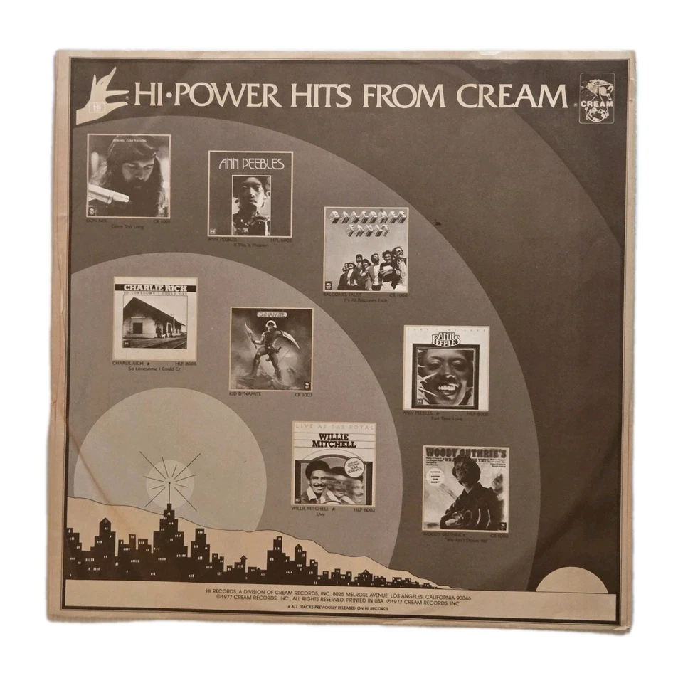 AL GREEN "The Belle Album" RARE 1977 US (Hi Records) 8Tk VINYL LP Soul - Image 4 of 4