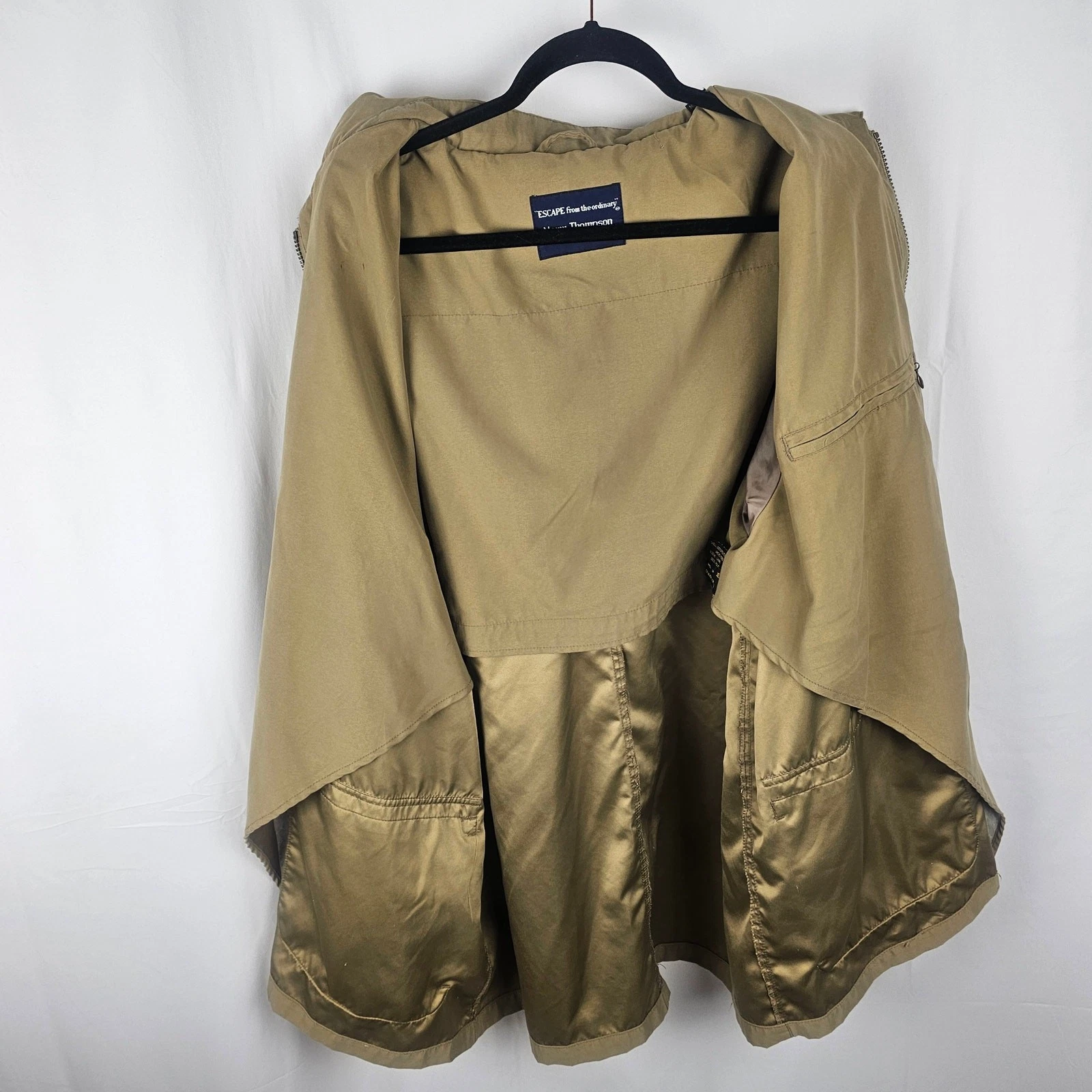 Norm Thompson Mens Hooded Utility Jacket Removable Hood Light Jacket XL - product detail image 6
