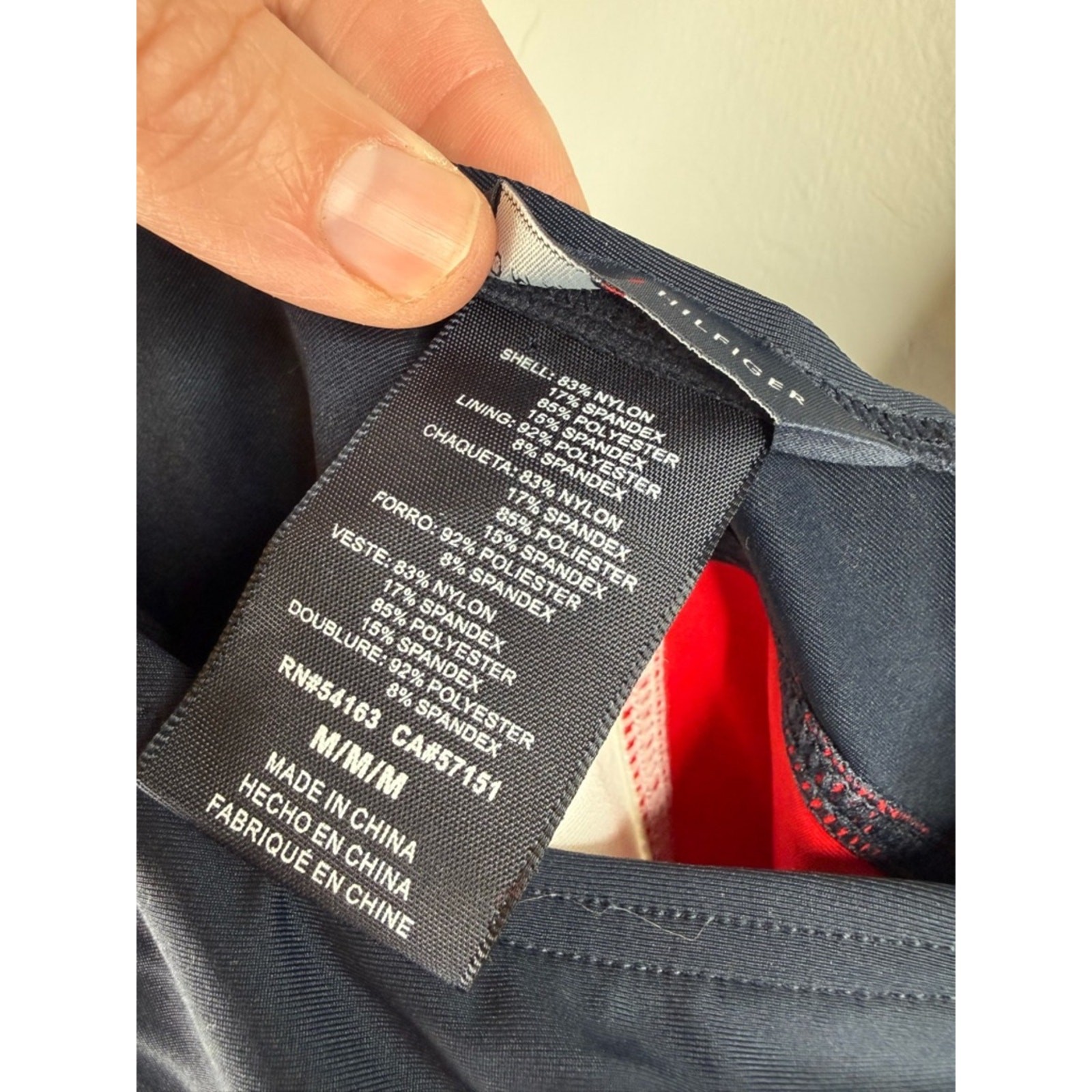 NWT Tommy Hilfiger Essential Colorblock Swimsuit Medium image 5