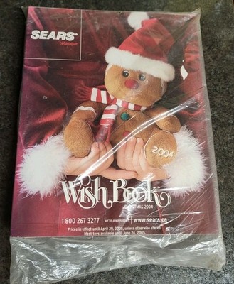 2004 Sears Canada Wishbook Christmas Catalog Toys +++ Nice SLEALED NEVER OPENED 