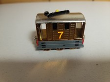 Thomas Take Along N play Rare Metallic Toby Train Good Condition