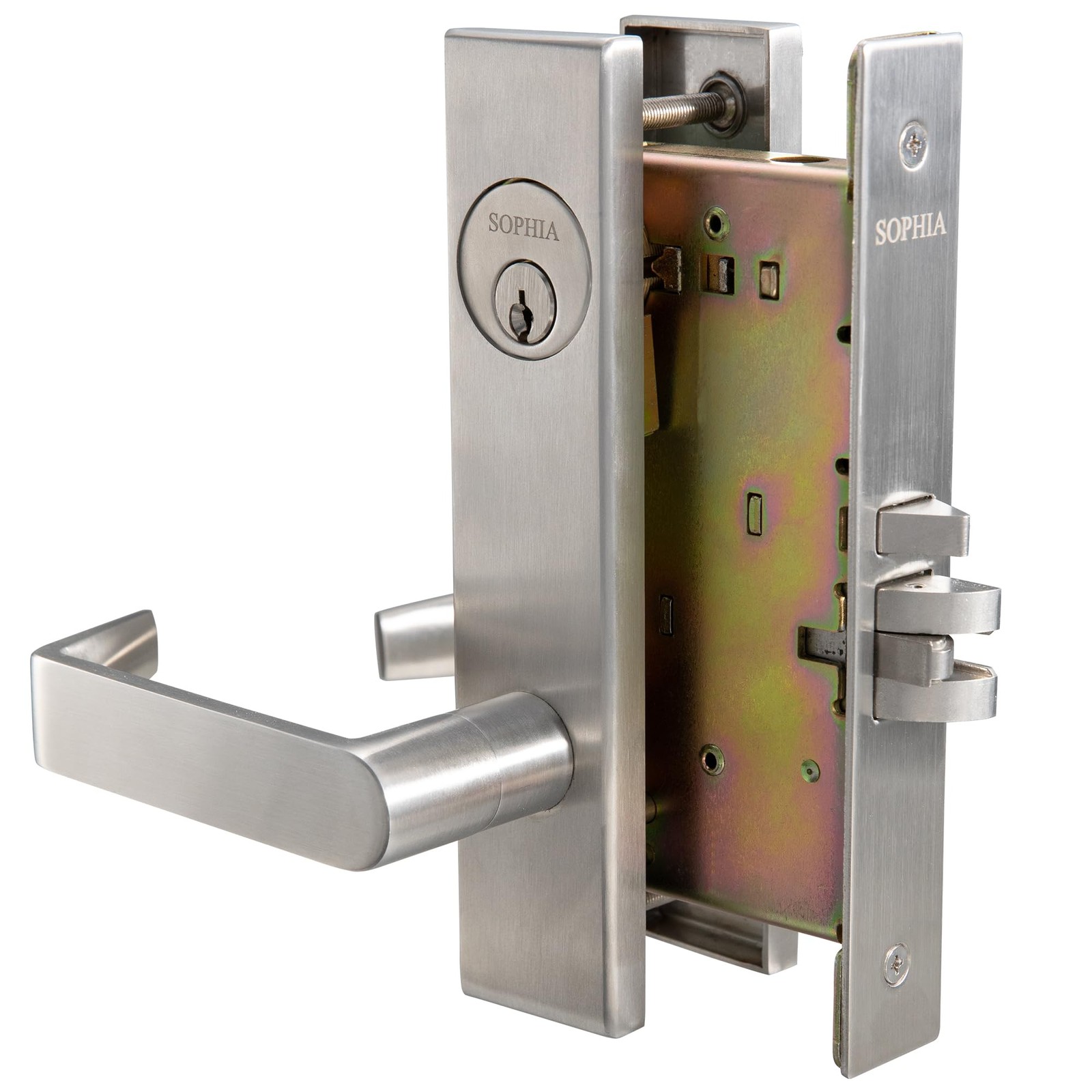 Commercial Heavy Duty Mortise Lockset Door Lever Lock Non-Handed Grade 1 Door...