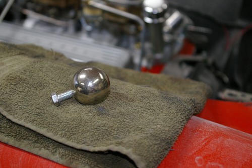 1956 1957 Corvette CHROME gear shift original GM shifter knob - Picture 4 of 6