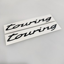 Premium Pair Of 2 Porsche Touring Vinyl Door Sticker Decal Set