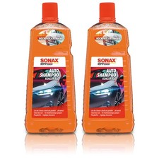 2x 2L LITER SONAX AUTOSHAMPOO KONZENTRAT AUTO GLANZ SHAMPOO LACK PFLEGE REINIGER