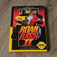Road Rash II Sega Genesis CIB Complete In Box Tested Working w/ Manual