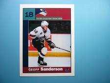 1997/98 VANCOUVER CANUCKS ICE AGE COLLECTORS SERIES HOCKEY PHOTO GEOFF SANDERSON