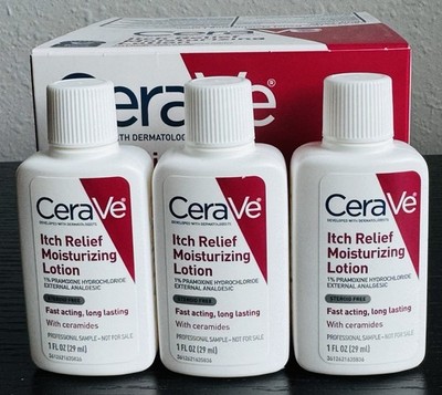 CeraVe Itch Relief Moisturizing Lotion 1 Box (15ct) 1.0oz Bottles
