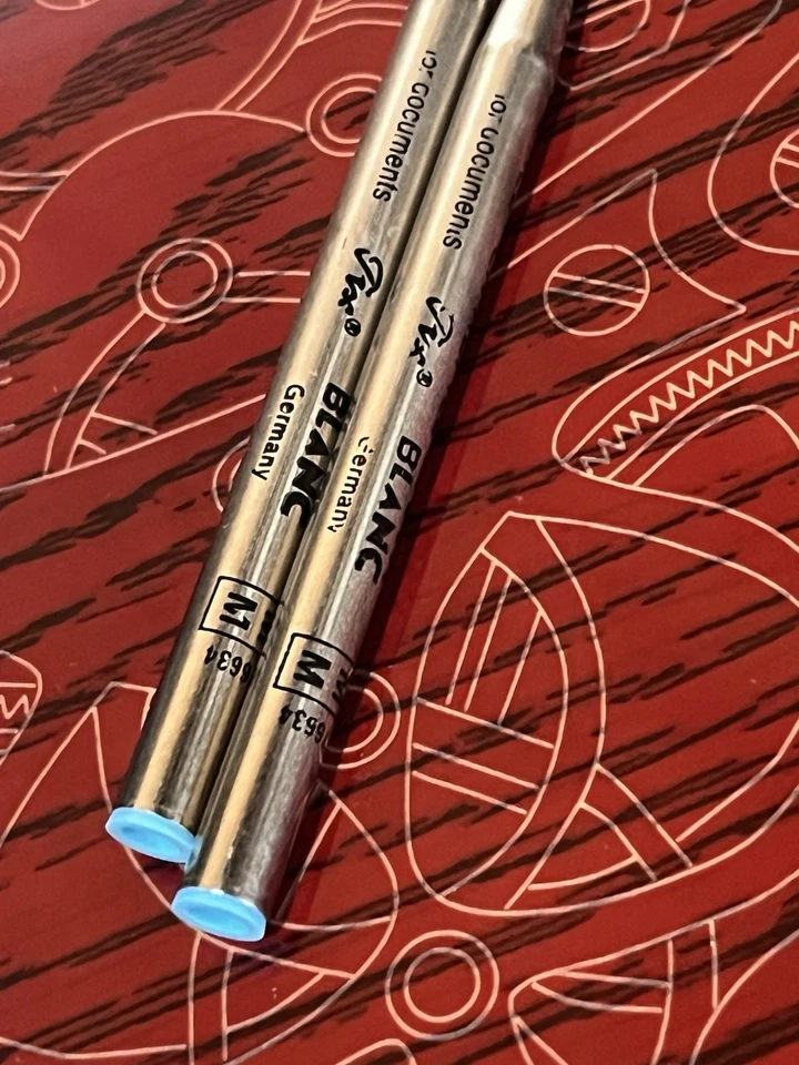 MONT BLANC STILL-BALL POINT PEN REFILL - BLUE , MADE IN GERMANY - SET OF 2 - Image 3 of 4