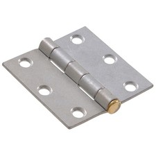 Hillman General Purpose Hinge With Fixed Pin Galvanized 3 2 Pack