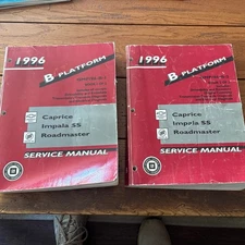 1996 Buick Roadmaster, Chevrolet Caprice, Impala SS Shop Service Repair Manuals