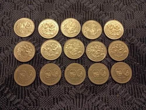 1970 Manitoba Dollar 1974 WINNIPEG 100th Canada $1 one dollar coin