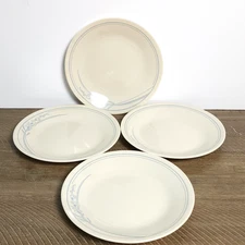 Set of 4 Corelle Blue Lily Bread Dessert Plates