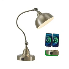 Vintage Desk Lamp Decorative Table Lamp for Home Office Living Antique Copper