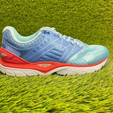 Karhu Fast 7 MRE Womens Size 9 Silver Lake Blue Red Running Shoes Sneakers