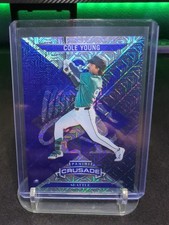 2025 Panini Crusade  Cole Young #7 (RC) Blue Mojo Seattle Mariners